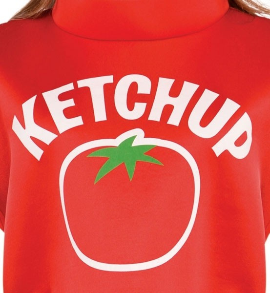 Tomaten Ketchup Kostüm für Damen 5