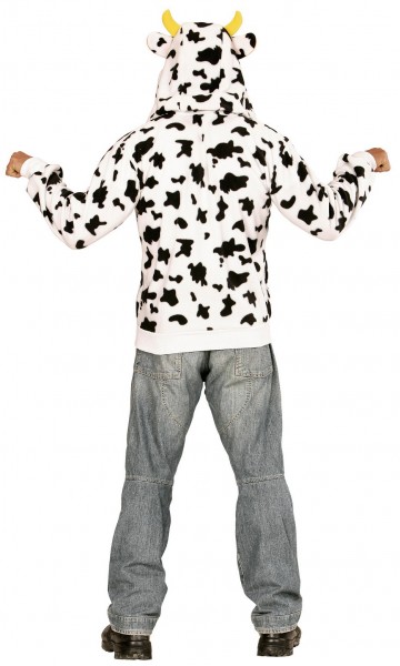 Plush cow jacket unisex