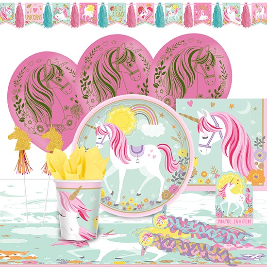 Magical Unicorn Party Package 58 pezzi