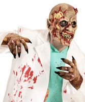 Aperçu: Gants griffes de zombies en latex