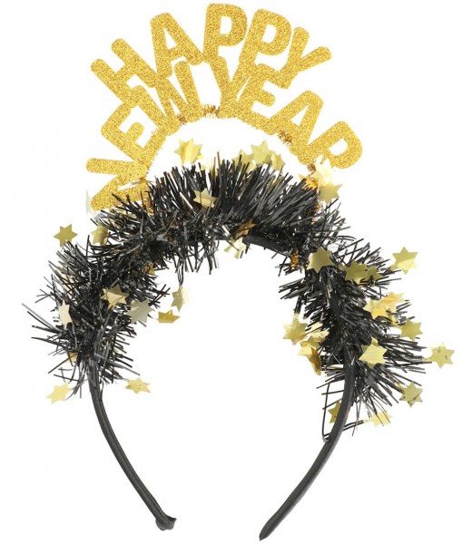 New Year Queen headband gold