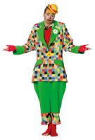 Clippo the clown men's costume