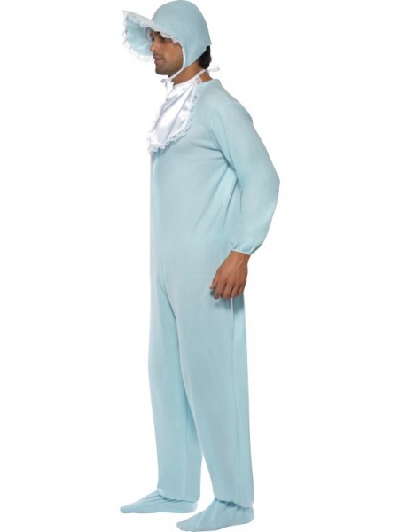 Baby onesie fuld krop kostume lyseblå 2
