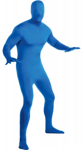 Blue morphsuit for men