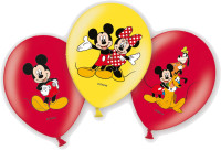 6 Mickey Mouse familie ballonnen 27,5 cm