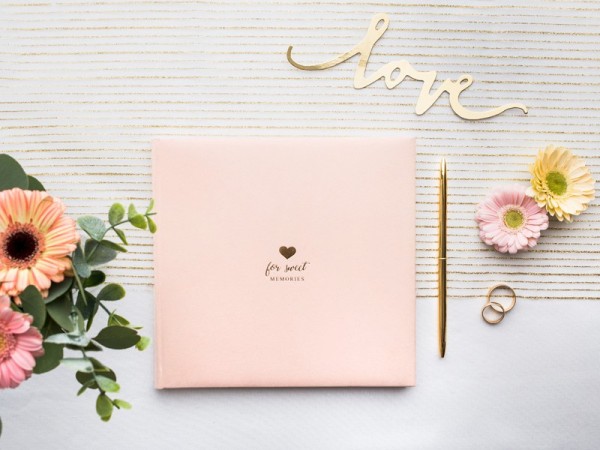 Guest book For Sweet Memories pink 20.5cm 2