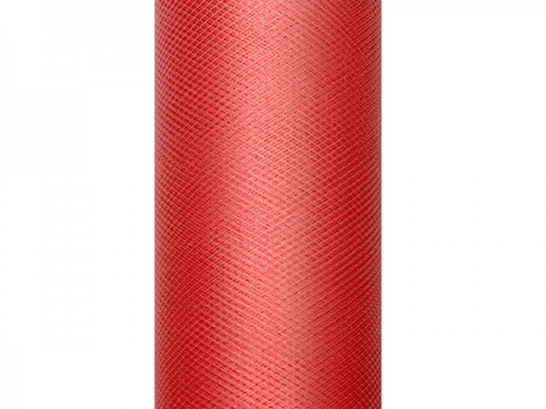 Tissu Tulle rouge 9m x 30cm