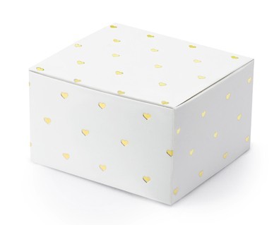 10 pudełek na prezenty w kolorze złotym 2