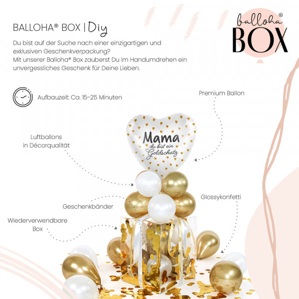 Balloha Geschenkbox DIY Mama Goldschatz XL 3
