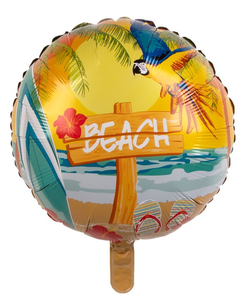 Bunter Hawaii Aloha Folienballon 45cm 2