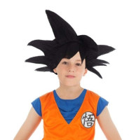 Peluca infantil de Son Goku Cosplay
