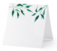 Preview: 25 watercolor leaves place cards 7 x 7.5cm