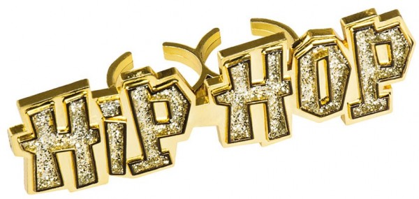 Goldener Hip Hop Ring 2