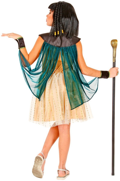 Brokatowy kostium faraona dla dziewczynki 4