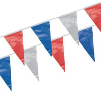 Tricolor outdoor pennant chain 4m