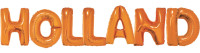 Lettering di palloncino foil Holland