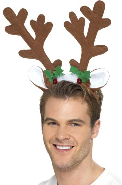 Deluxe Reindeer Antlers Headband