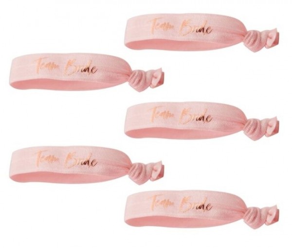 5 Rosy Bride Armbänder