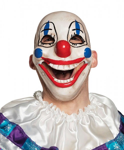 Maska klauna z szerokim uśmiechem