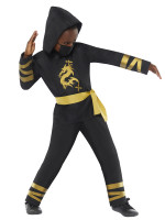 Anteprima: Costume per bambini Dragon Ninja nero e oro