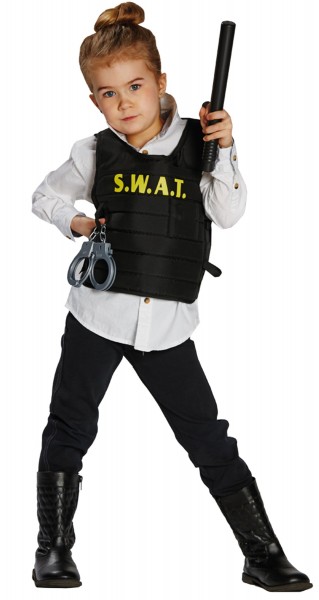 Disfraz infantil de unidad especial SWAT