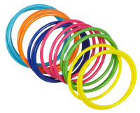 Vorschau: Regenbogen Neon Armband Set
