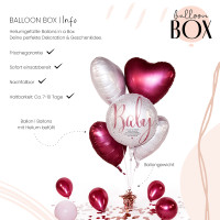 Vorschau: Heliumballon in der Box Little Cute Baby Girl