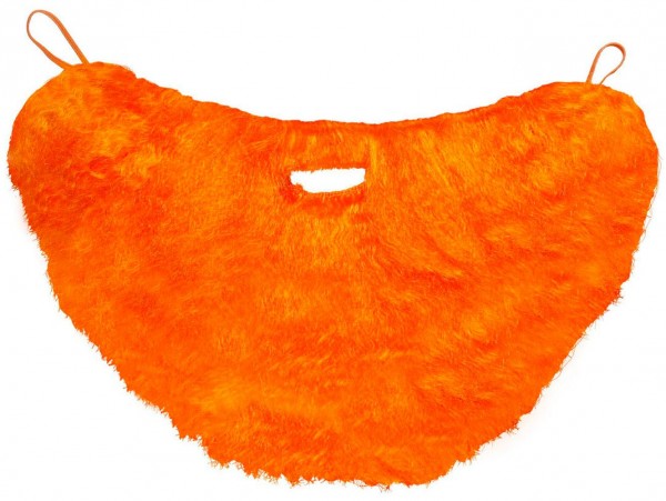 Orangefarbener Vollbart Mit Schnurrbart