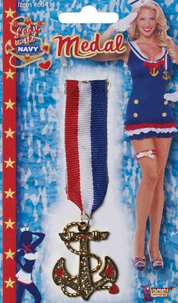 Lady Marine Medal Z Kotwicą