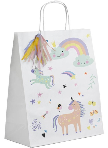 6 sacchetti regalo Glady Unicorn