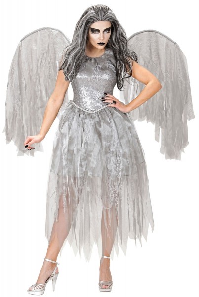 Sandra Silver Angel Ladies Costume