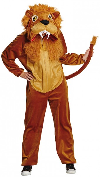 Costume en peluche de dame lion 2