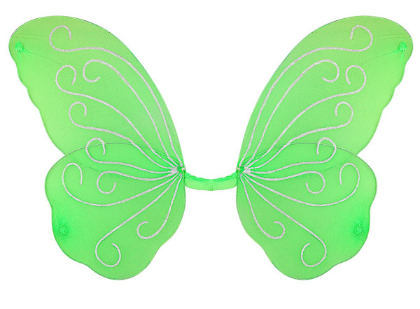 Vlindervleugels voor dames in groen 85cm x 50cm