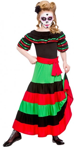 Flamenco dancers costume for girls
