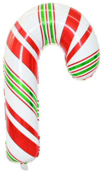 Giant candy cane foil balloon