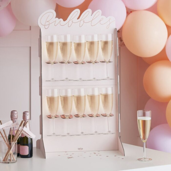 Brides Babes champagne drink stand