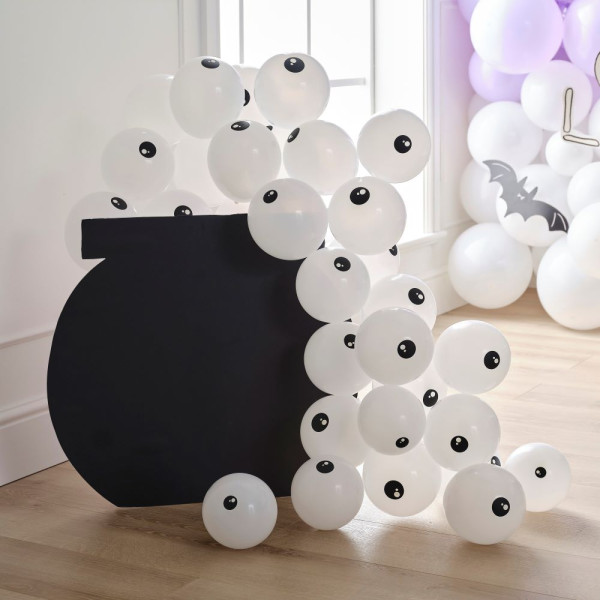 60 balonów z gałkami ocznymi 13 cm