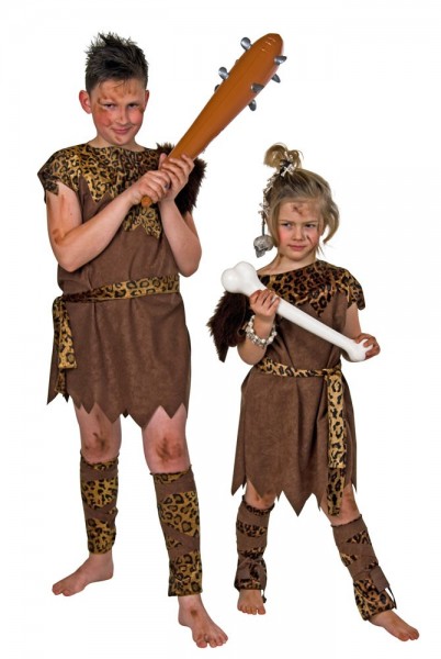 Stone Age grotte barn kostume