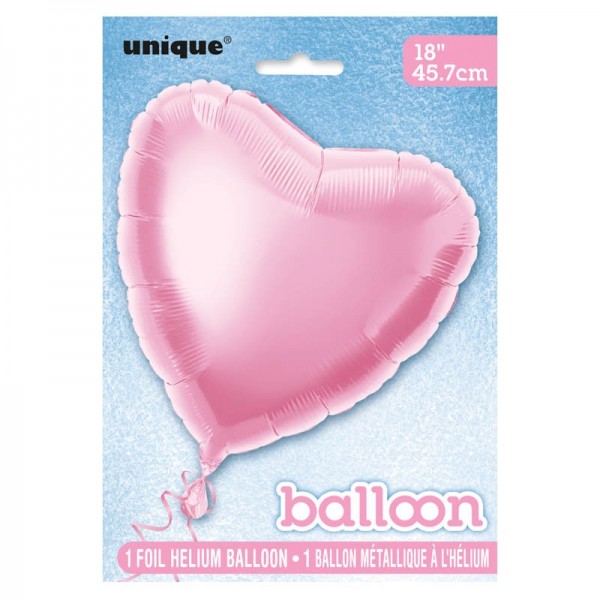 Herzballon True Love rosa 2