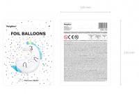 Aperçu: Ballon Licorne Twinkle Foil 70 x 75 cm