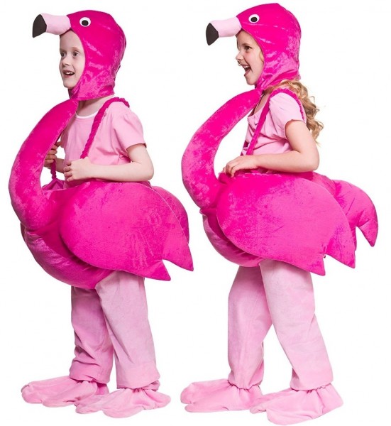 Funny flamingo child costume 2
