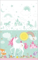 Tablecloth dreamy unicorn 137 x 259cm