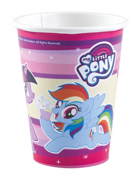 8 cups My Little Pony 250ml