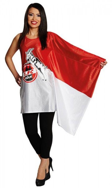 1.Disfraz de bandera de fan del FC Köln