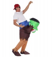 Oversigt: Oppusteligt monster piggyback kostume