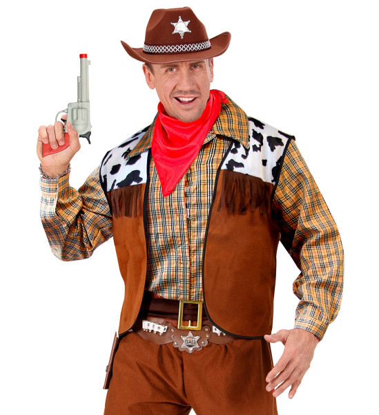 Cowboy western szary pistolet