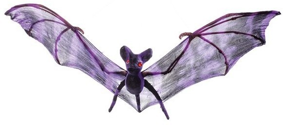 Spookachtige vleermuis hangende decoratie 53cm