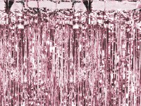 Preview: Tinsel Curtain Backdrop Rose Gold 90cm x 2.5m