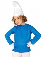 Vista previa: Disfraz de enana azul y blanca infantil