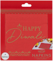 Aperçu: 16 serviettes éco Happy Diwali